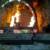 Photo of the altar with projection surfaces active and pyro under the arch
© Mirage Entertainment