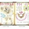 Interior pages of the Book of Spells, including a human sould kept prisoner within. Talk about getting caught up in your reading!
© Busch Entertainment